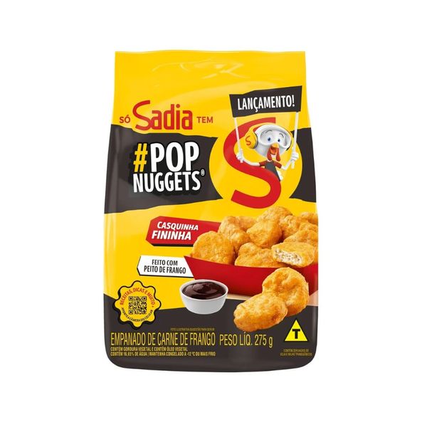 Empanado de Frango Sadia Nuggets Embalagem 275g