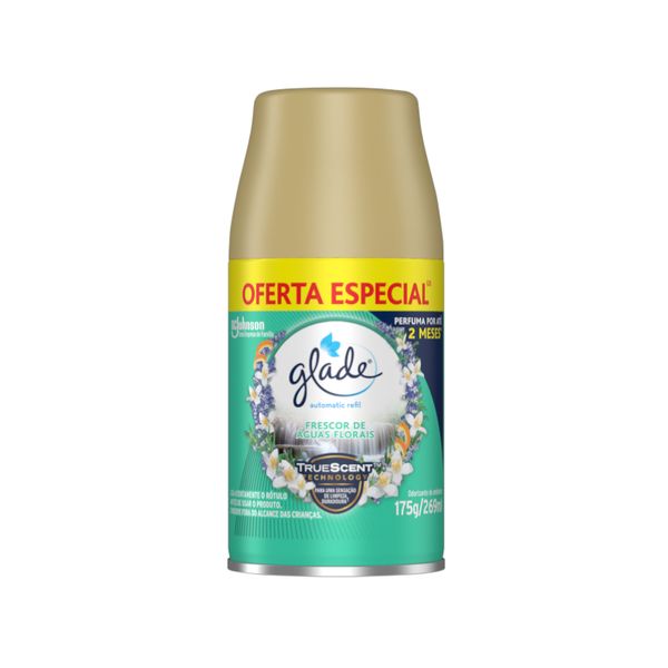 Odorizador de Ambiente GLADE Automatic Frescor de Aguas Florais Frasco 269ml