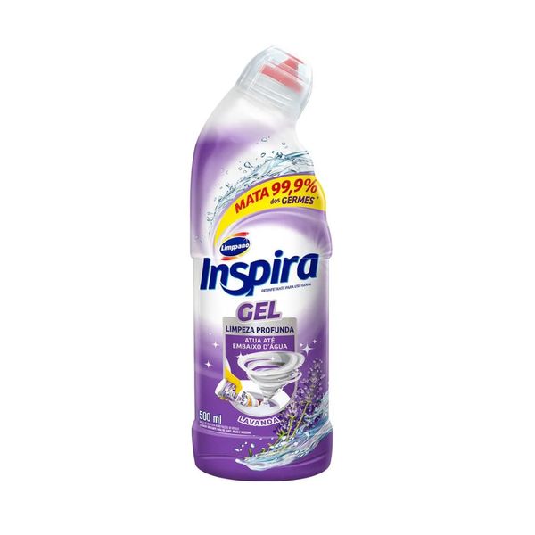 Desinfetante Sanitário em Gel Limppano Inspira Lavanda Embalagem 500ml