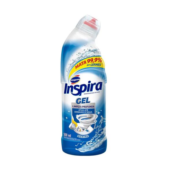 Desinfetante Sanitário em Gel Limppano Inspira Marine Embalagem 500ml