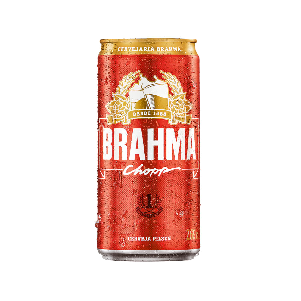 Cerveja Brahma Chopp Pilsen Lata 269ml