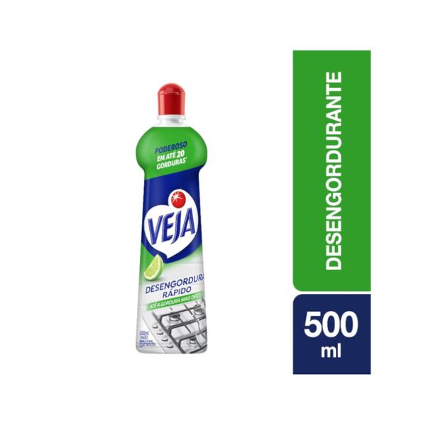 Limpador VEJA Cozinha Desengordurante Limão Squeeze 500ml