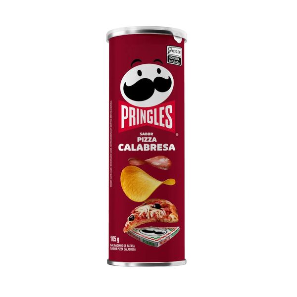 Batata Pringles Sabor Pizza Calabresa Pote 105g