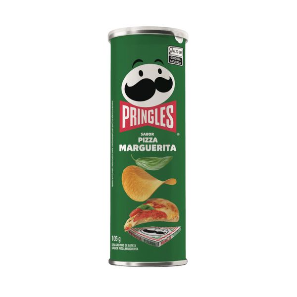 Batata Chips Pringles Sabor Pizza Marguerita Pote 105g