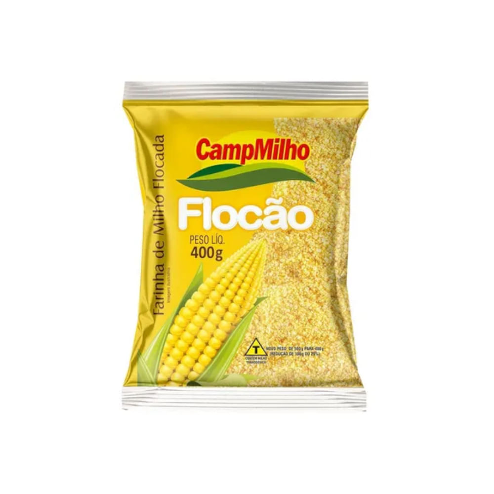 Flocão de Milho CAMPMILHO Pacote 400g