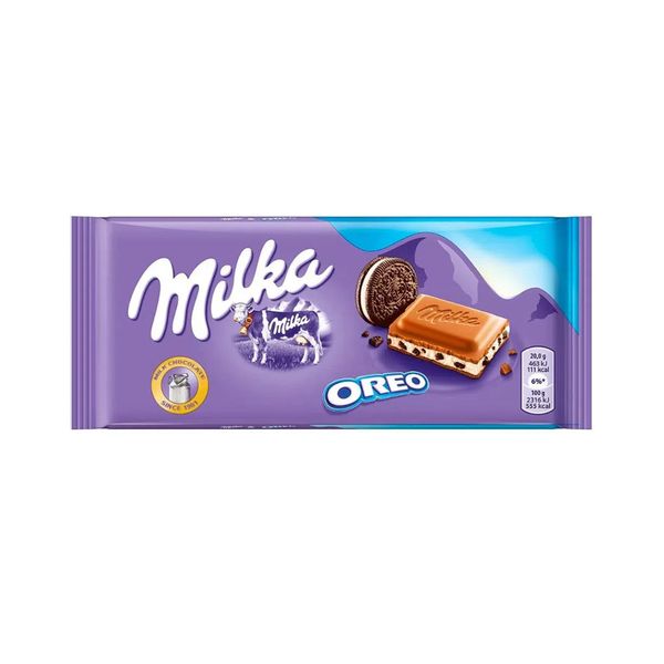 Chocolate em Barra Milka Sabor Oreo Embalagem 100g
