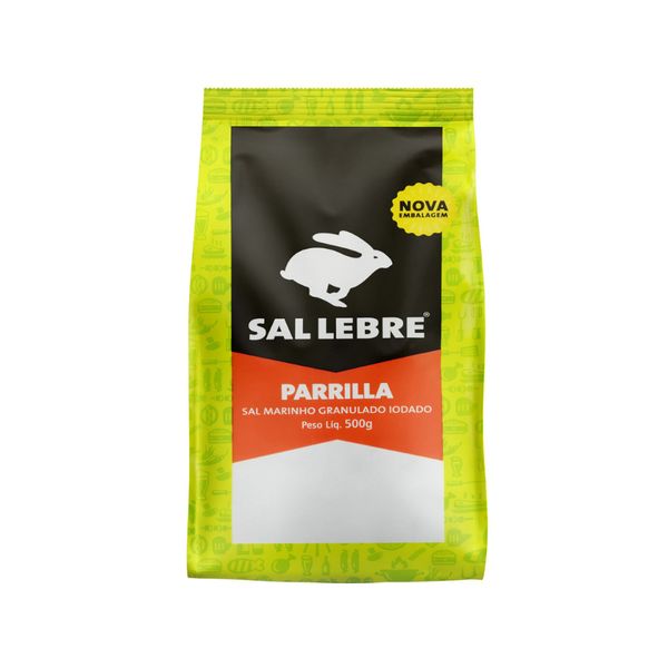 Sal Marinho Parrilla LEBRE 500G Gourmet Granulado Pacote 500g