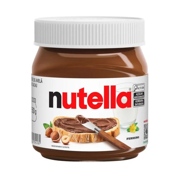 Creme de Nutella Avelã com Cacau Pote 350g