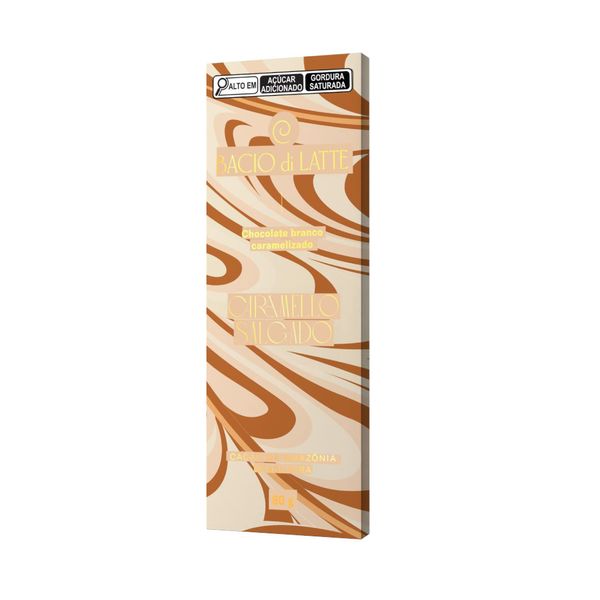Chocolate Branco Bacio Di Latte Caramelizado Embalagem 80g