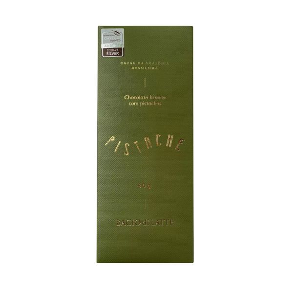 Chocolate Branco Bacio Di Latte Pistacchio Embalagem 80g