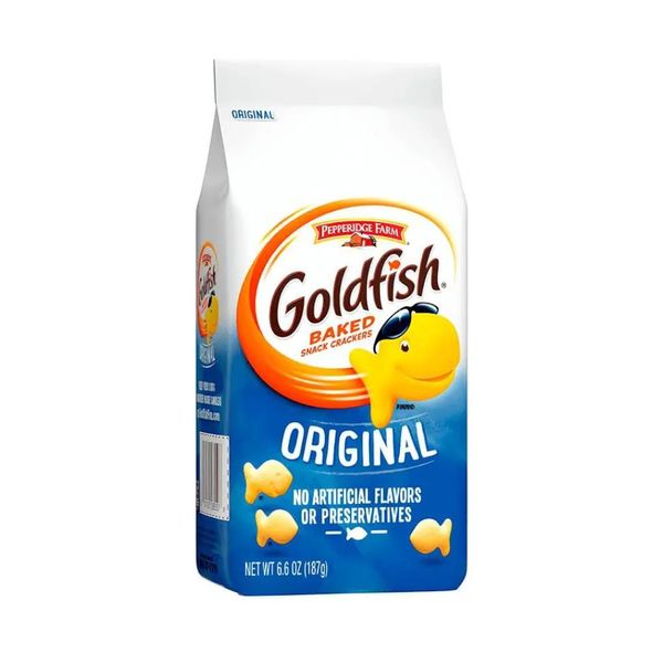 Biscoitos Goldfish Original Pepperidge Farms Embalagem 187g