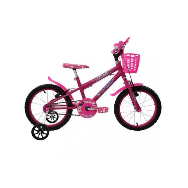 Bicicleta Infantil CAIRU MTB Reb Fadinha Rosa Pink Aro 16