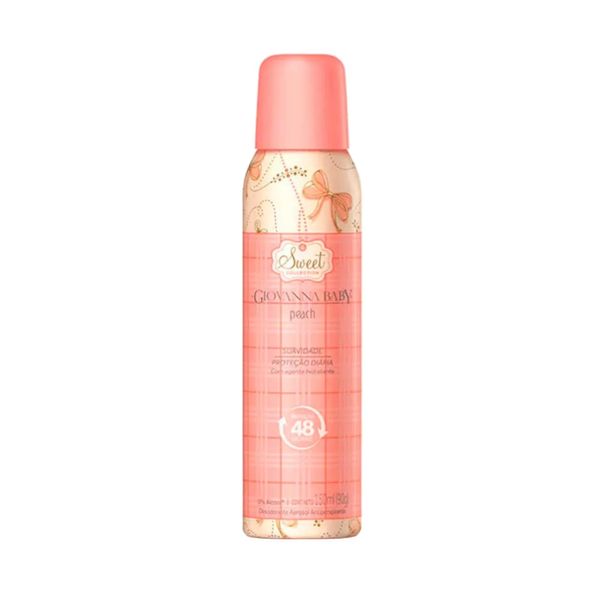 Desodorante Aerosol Giovanna Baby Peach Embalagem 150ml