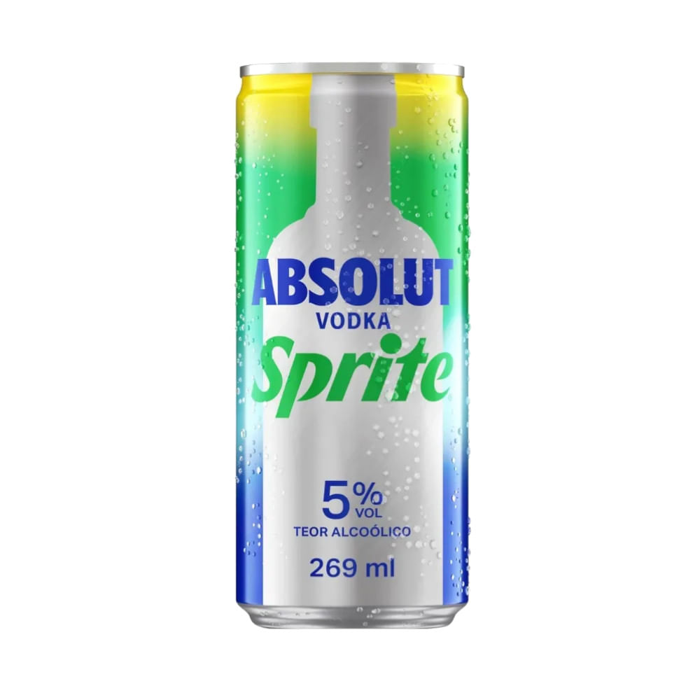 Vodka Absolut Sprite Lata 269ml