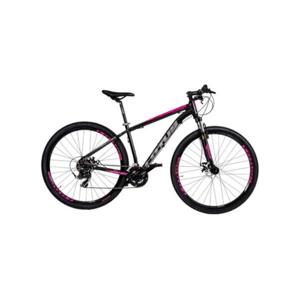 Bicicleta CAIRU Ferminino MTB Nitro Preto e Rosa 17.5 Aro 29