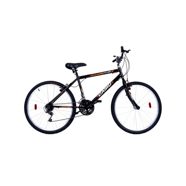 Bicicleta CAIRU Masculino MTB Flash Preto e Laranja Aro 26