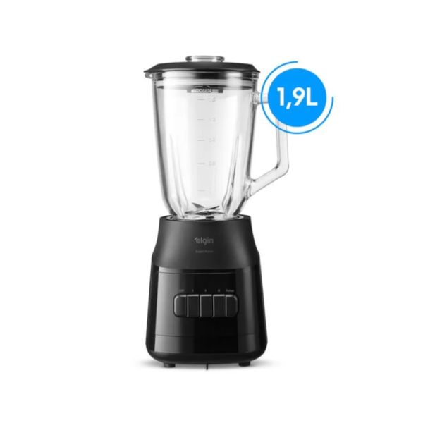 Liquidificador ELGIN Super Force 3 Velocidades 900W 1,9L Preto 110V