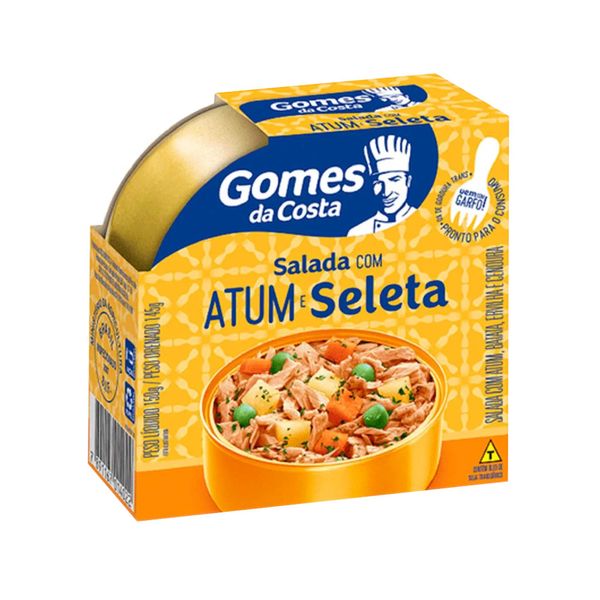 Salada com Atum e Seleta Gomes da Costa Caixa 145g
