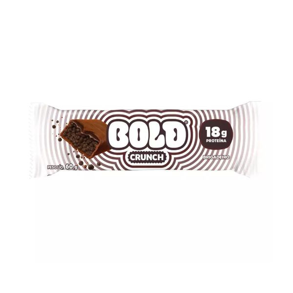 Barra de Proteína Bold Crunch Sabor Brigadeiro Embalagem 60g