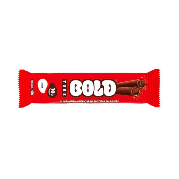 Barra de Proteína Bold Tube Sabor Avelã Embalagem 40g