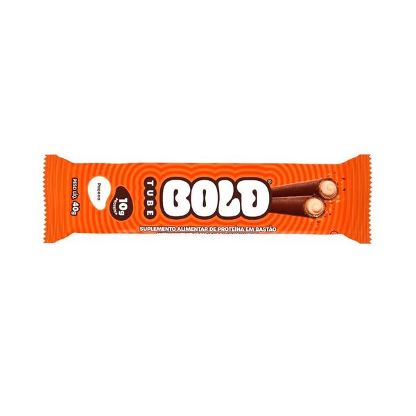 Barra de Protreína Bold Tube Sabor Paçocar Embalagem 40g