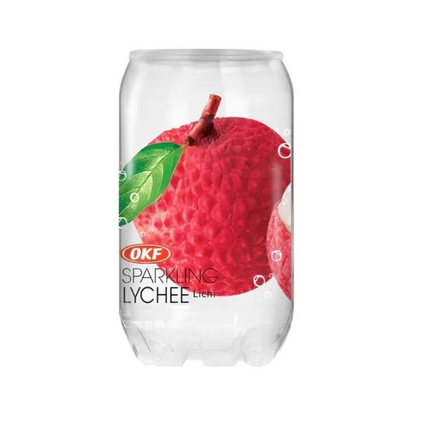 Bebida Gaseificada OKF Sabor Lichia Lata 350ml