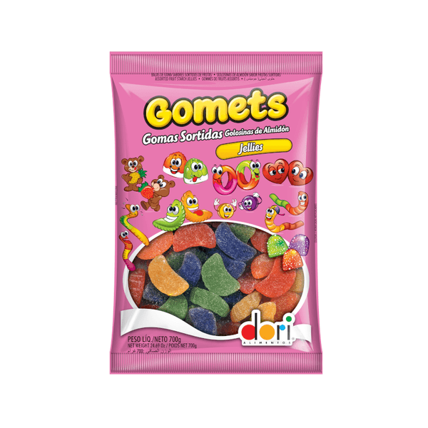 Bala de gomas GOMETS Gomas sortidas pacote 700g