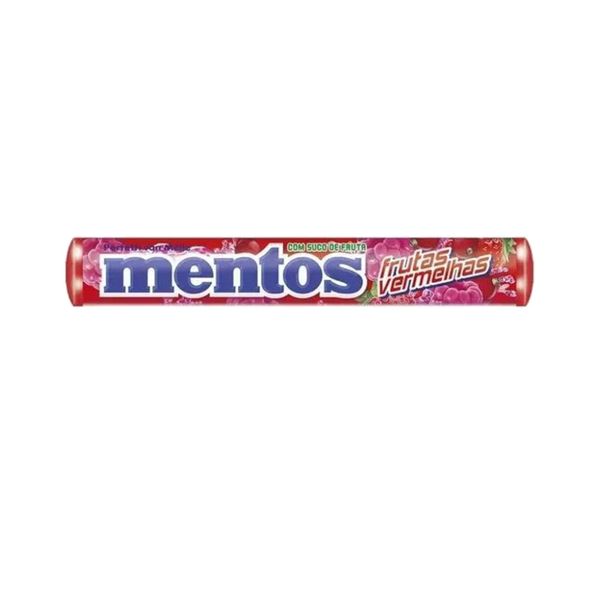 Goma de Mascar Mentos Sabor Frutas Vermelhas Embalagem 37,5g