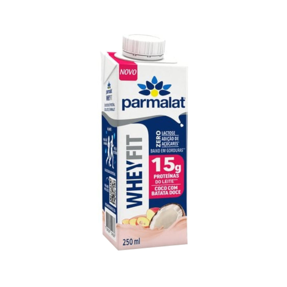 Bebida Láctea Whey Protein Sabor Coco com Batata Doce Caixinha 250ml