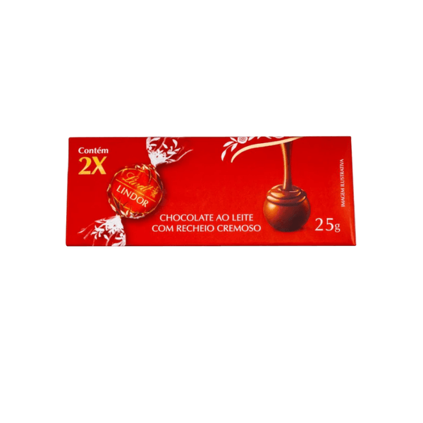 Chocolat Lindt Lindor Ao Leite Embalagem 25g CHOC LINDT 25G AO LTE