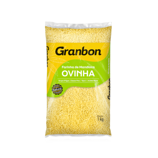 Farinha de Mandioca GRANBON Ovinha pacote 1kgqax