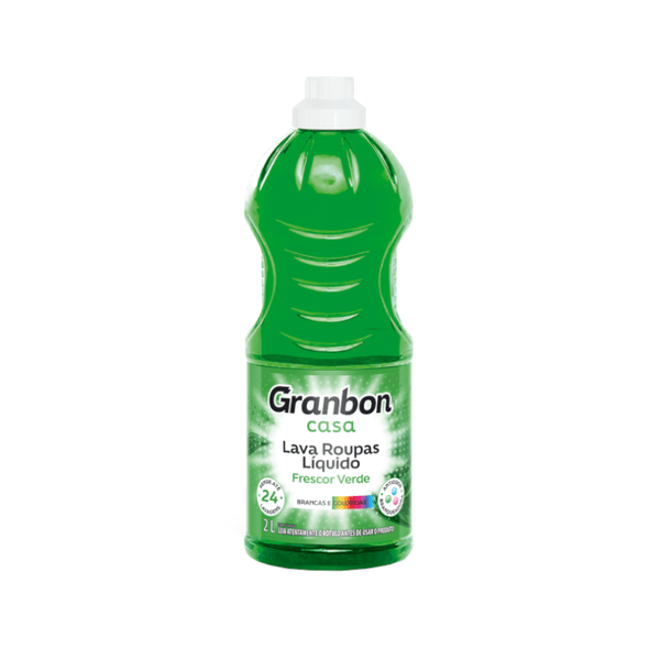 Lava Roupas Líquido GRANBON Frescor Verde frasco 2L