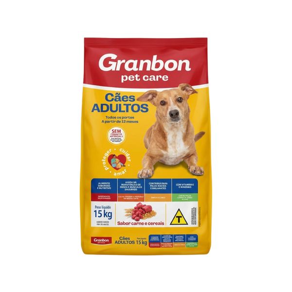 RaA§A£o-para-CA£es-Adultos-GRANBON-Pet-Care-Carne-e-Cereais-Pacote-15kg.jpg