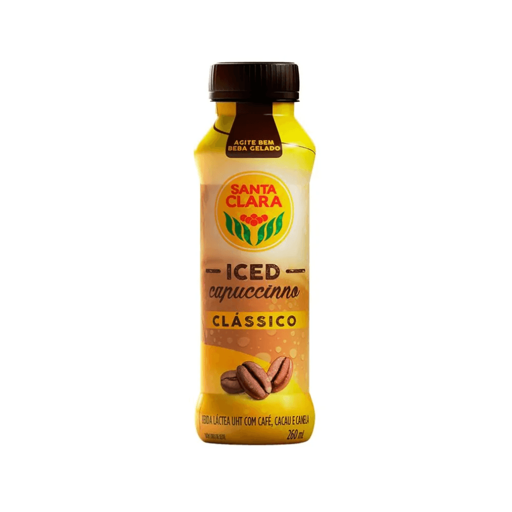 Bebida Láctea com Café Santa Clara Iced Capuccinno Sabor Clássico UHT 260ml