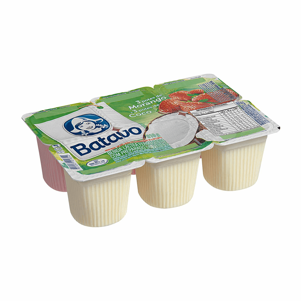 Bebida Láctea Batavo Morango e Coco 540g