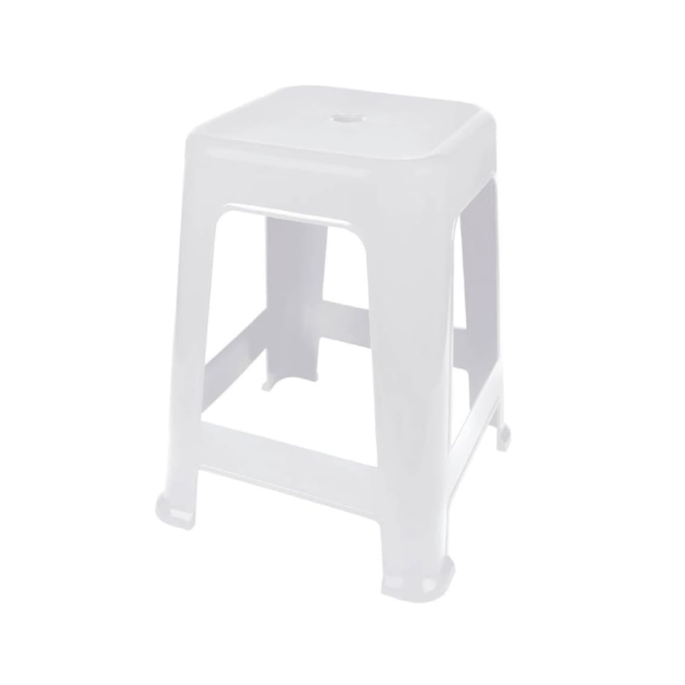 Banqueta de Plástico ROSSETS Branca 1un