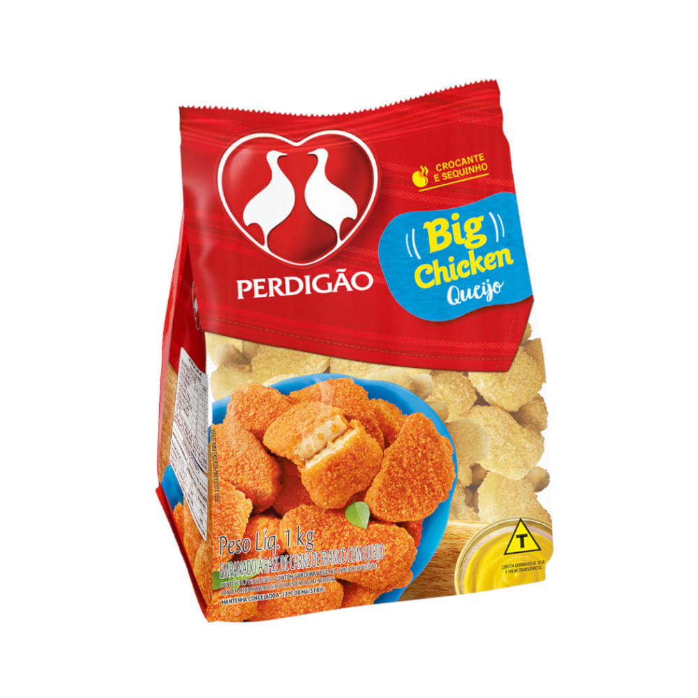 Empanado Big Chicken Frango com Queijo Perdigão 1kg